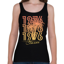 PRINTFASHION 1976 - Női atléta - Fekete női trikó