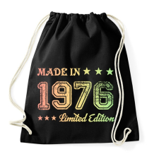 PRINTFASHION 1976 - Sportzsák, Tornazsák - Fekete tornazsák