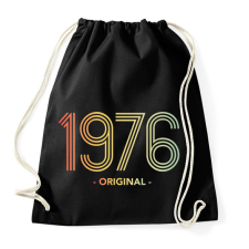 PRINTFASHION 1976 - Sportzsák, Tornazsák - Fekete tornazsák