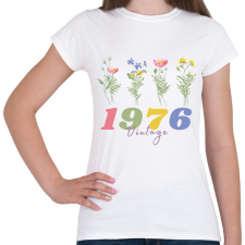 PRINTFASHION 1976 vadvirág - Női póló - Fehér női póló