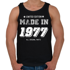 PRINTFASHION 1977 - Férfi atléta - Fekete