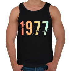 PRINTFASHION 1977 - Férfi atléta - Fekete