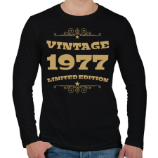 PRINTFASHION 1977 - Férfi hosszú ujjú póló - Fekete férfi póló
