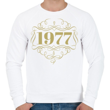 PRINTFASHION 1977 - Férfi pulóver - Fehér férfi pulóver, kardigán