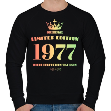 PRINTFASHION 1977 - Férfi pulóver - Fekete férfi pulóver, kardigán