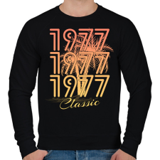 PRINTFASHION 1977 - Férfi pulóver - Fekete férfi pulóver, kardigán
