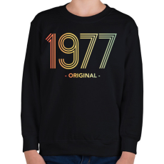 PRINTFASHION 1977 - Gyerek pulóver - Fekete