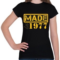 PRINTFASHION 1977 - Női póló - Fekete