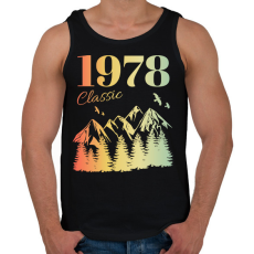 PRINTFASHION 1978 - Férfi atléta - Fekete