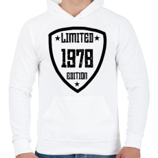 PRINTFASHION 1978 - Férfi kapucnis pulóver - Fehér