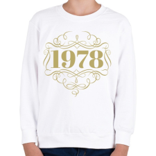 PRINTFASHION 1978 - Gyerek pulóver - Fehér gyerek pulóver, kardigán
