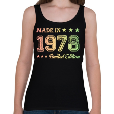 PRINTFASHION 1978 - Női atléta - Fekete női trikó