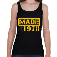 PRINTFASHION 1978 - Női atléta - Fekete