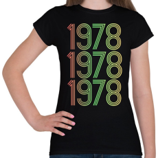 PRINTFASHION 1978 - Női póló - Fekete