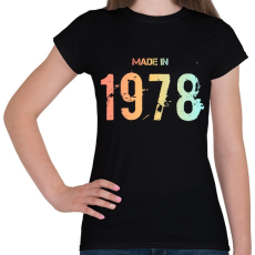 PRINTFASHION 1978 - Női póló - Fekete