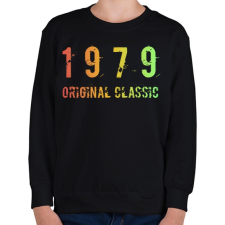 PRINTFASHION 1979 - Gyerek pulóver - Fekete gyerek pulóver, kardigán