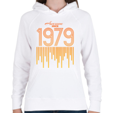 PRINTFASHION 1979 - Női kapucnis pulóver - Fehér