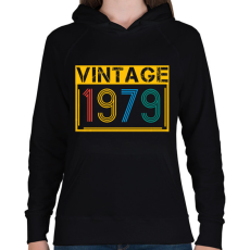 PRINTFASHION 1979 - Női kapucnis pulóver - Fekete