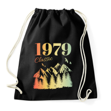 PRINTFASHION 1979 - Sportzsák, Tornazsák - Fekete tornazsák