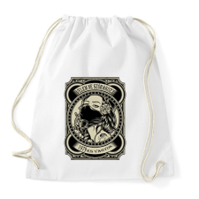 PRINTFASHION 1979 Velem ne szórakozz - Sportzsák, Tornazsák - Fehér tornazsák