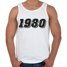 PRINTFASHION 1980 - Férfi atléta - Fehér