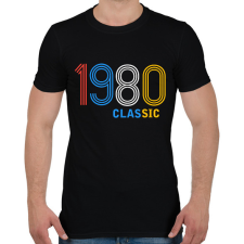 PRINTFASHION 1980 - Férfi póló - Fekete férfi póló
