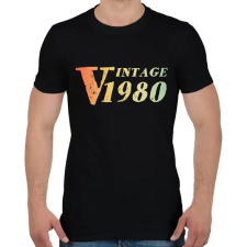 PRINTFASHION 1980 - Férfi póló - Fekete férfi póló