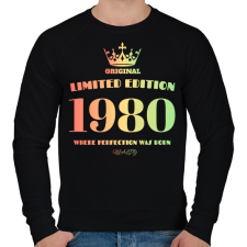 PRINTFASHION 1980 - Férfi pulóver - Fekete férfi pulóver, kardigán