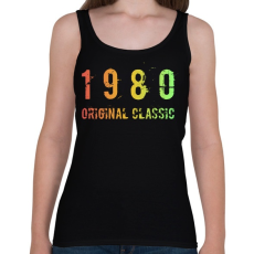 PRINTFASHION 1980 - Női atléta - Fekete