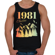 PRINTFASHION 1981 - Férfi atléta - Fekete