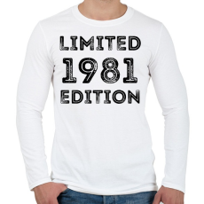 PRINTFASHION 1981 - Férfi hosszú ujjú póló - Fehér