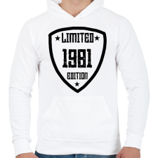 PRINTFASHION 1981 - Férfi kapucnis pulóver - Fehér férfi pulóver, kardigán