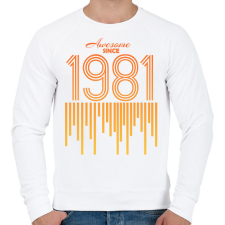 PRINTFASHION 1981 - Férfi pulóver - Fehér férfi pulóver, kardigán