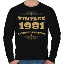 PRINTFASHION 1981 - Férfi pulóver - Fekete férfi pulóver, kardigán