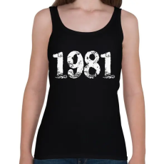 PRINTFASHION 1981 - Női atléta - Fekete