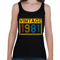 PRINTFASHION 1981 - Női atléta - Fekete