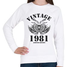 PRINTFASHION 1981 - Női pulóver - Fehér női pulóver, kardigán