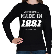 PRINTFASHION 1981 - Női pulóver - Fekete női pulóver, kardigán