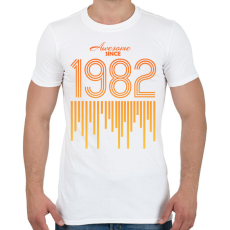 PRINTFASHION 1982 - Férfi póló - Fehér