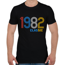 PRINTFASHION 1982 - Férfi póló - Fekete