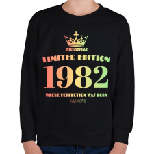 PRINTFASHION 1982 - Gyerek pulóver - Fekete gyerek pulóver, kardigán