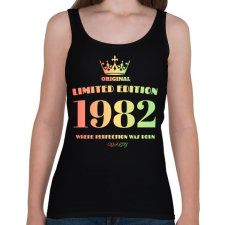 PRINTFASHION 1982 - Női atléta - Fekete női trikó