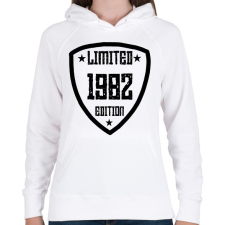 PRINTFASHION 1982 - Női kapucnis pulóver - Fehér női pulóver, kardigán