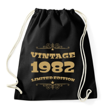 PRINTFASHION 1982 - Sportzsák, Tornazsák - Fekete tornazsák