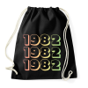 PRINTFASHION 1982 - Sportzsák, Tornazsák - Fekete