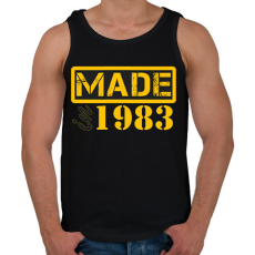 PRINTFASHION 1983 - Férfi atléta - Fekete