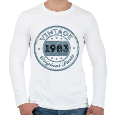 PRINTFASHION 1983 - Férfi hosszú ujjú póló - Fehér férfi póló