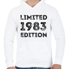 PRINTFASHION 1983 - Férfi kapucnis pulóver - Fehér
