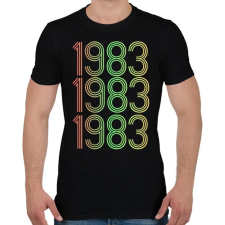 PRINTFASHION 1983 - Férfi póló - Fekete férfi póló