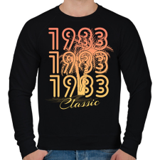 PRINTFASHION 1983 - Férfi pulóver - Fekete férfi pulóver, kardigán